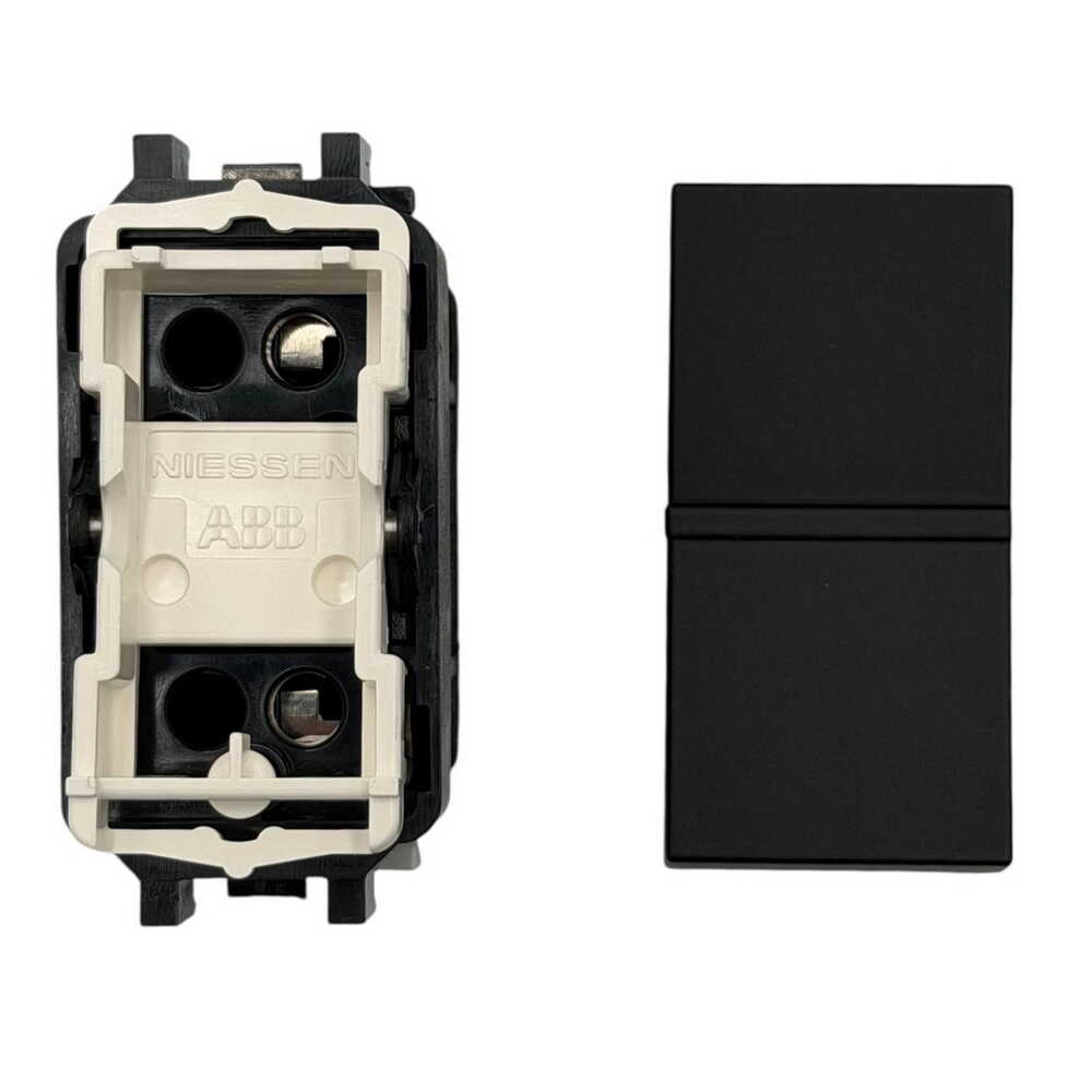 Кнопка Zenit чорний мат 1-й 1 мод. ( 2CLA210470N1501 ) Кнопка Zenit чорний мат 1-й 1 мод. ( 2CLA210470N1501 )